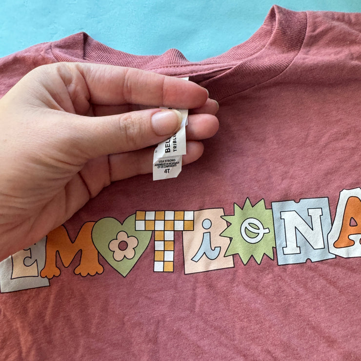 3/4 years emotional t-shirt