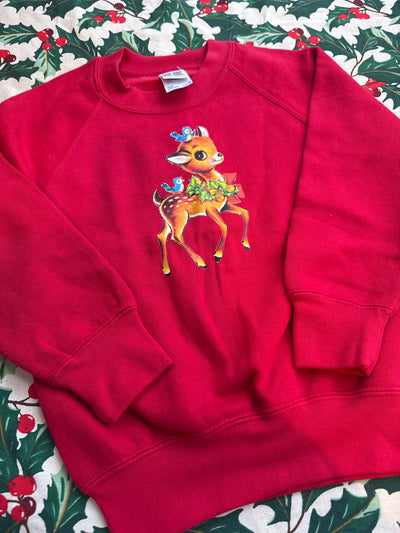 5/6 years vintage deer sweater