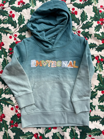 3/4 years tie dye emotional hoodie