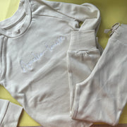 Embroidered Plain loungewear Set