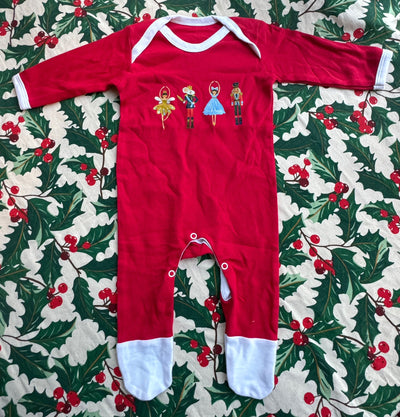 3/6 months nutcracker sleep suit