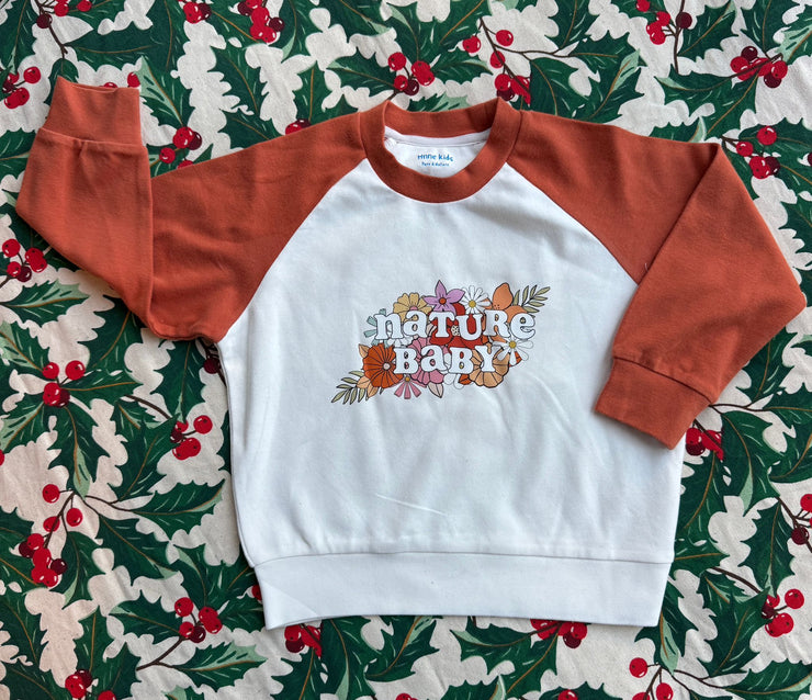 2/3 years nature baby sweater raglan