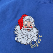 Vintage santa personalised embroidered Sweater