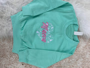 Christmas heart personalised embroidered Sweater