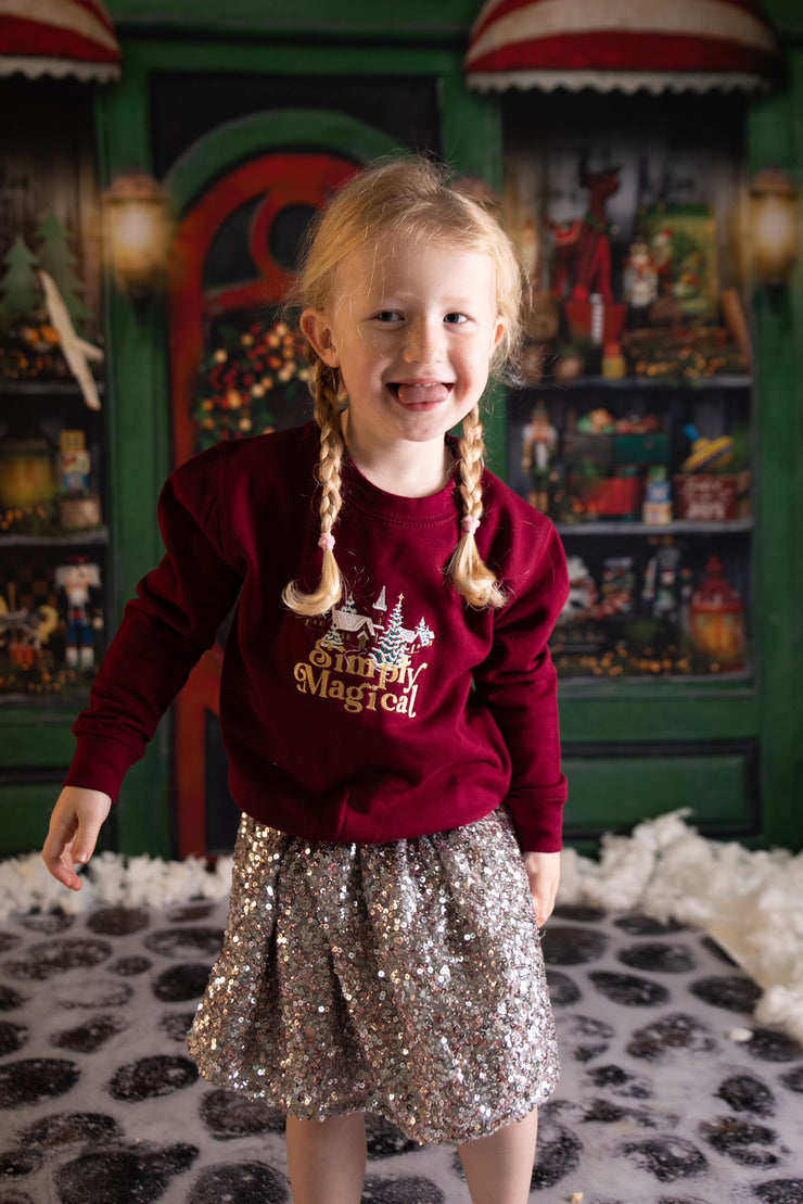 Simply magical embroidered Sweater