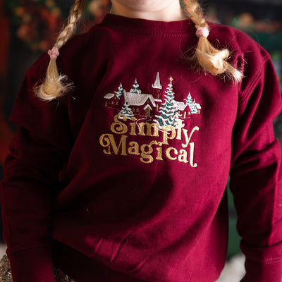 Simply magical embroidered Sweater