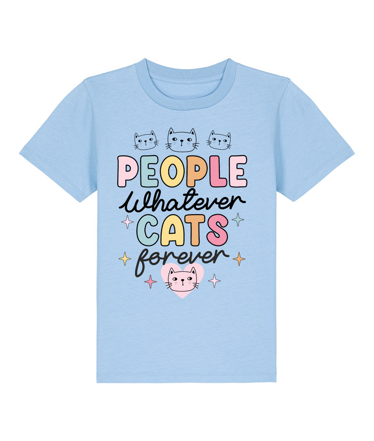 Cats forever organic cotton t-shirt