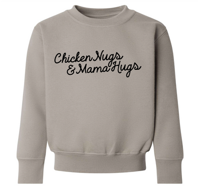 Chicken Nugs and Mama hugs sweater