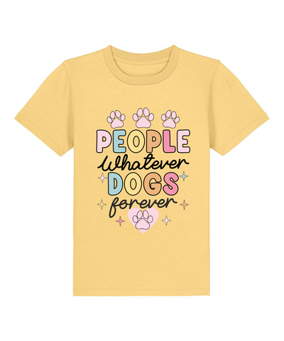 Dogs forever organic cotton t-shirt