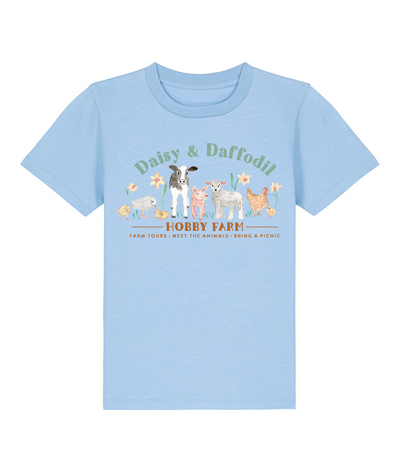 Cute farm organic cotton t-shirt