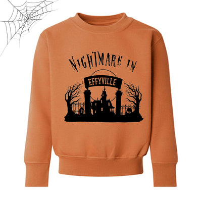 Nightmare in personalised Kids Halloween Sweatshirt/ Zip Hoodie