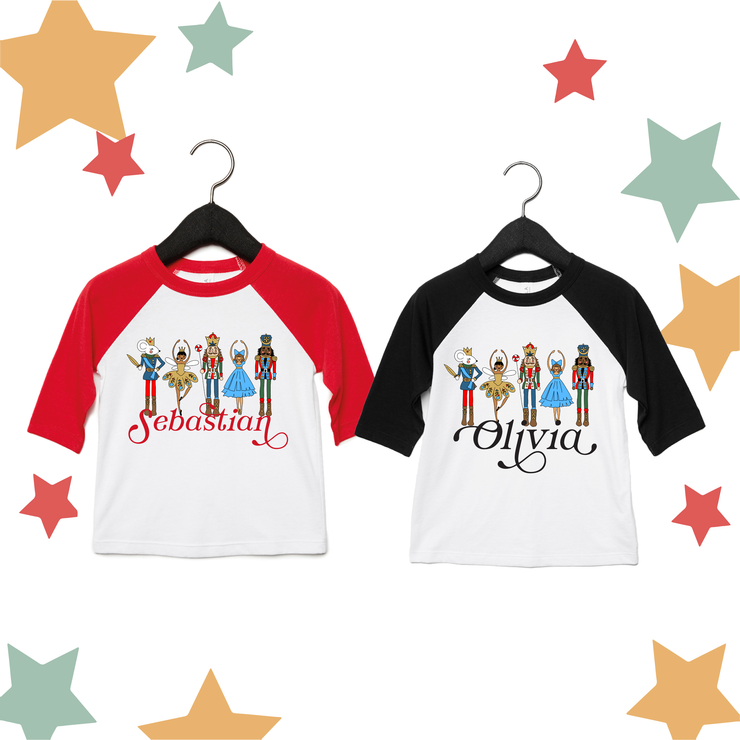 Personalised nutcracker Sweater/ Raglan (all ages)