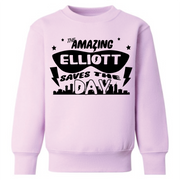 Personalised Super Hero Kids Sweater