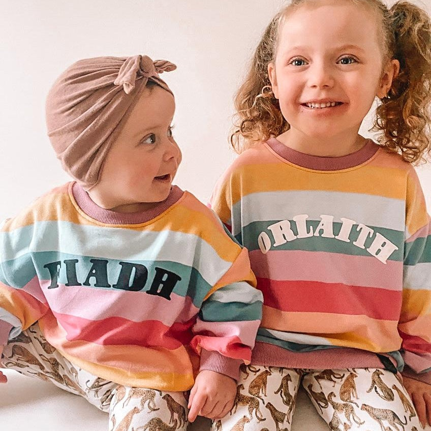 Pastel Arch Name Rainbow Kids Jumper Marloweville