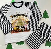 Christmas Tree Hugger (Full Colour) Christmas adults & Kids Pyjamas