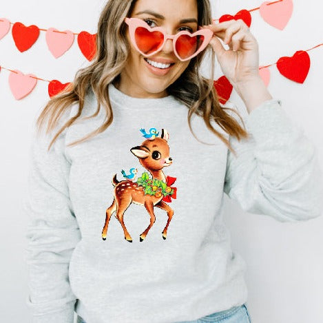 Vintage deer Adults Sweater/Sweatshirt