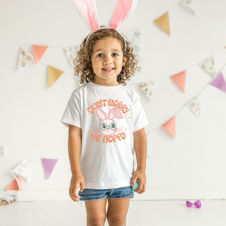 Don't Worry be hoppy Easter white t-shirt