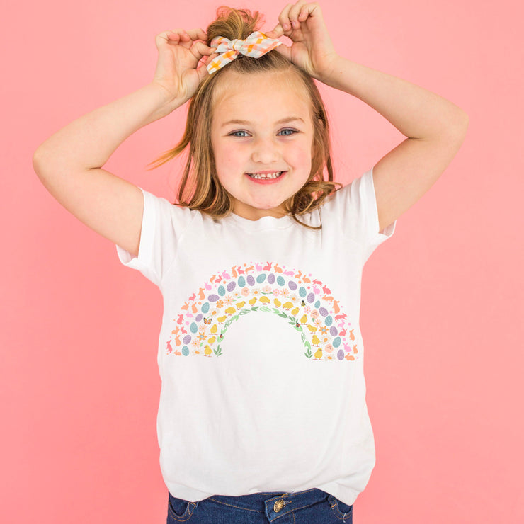 Easter Rainbow White T-shirt