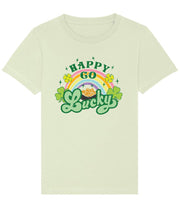 Happy go lucky- organic t-shirt (adults and kids)